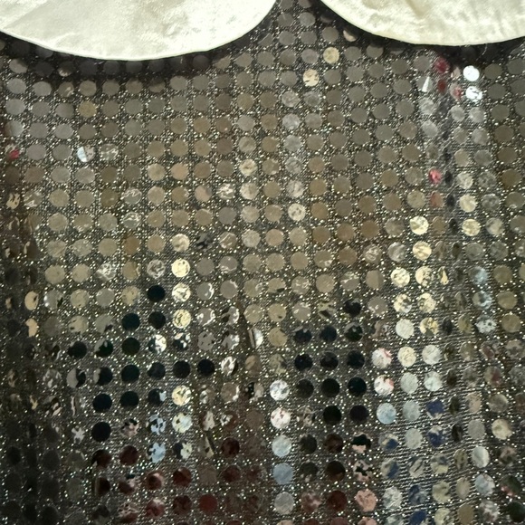 Disney Store Minnie Mouse Youth Sz L Black Sequin Red & White Polka Dot Costume - Picture 10 of 12